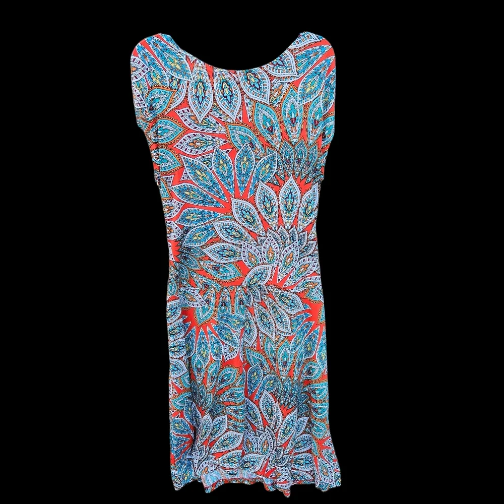 Enfocus Studio Patterned Mini Dress Women Size 14 - Picture 11 of 16